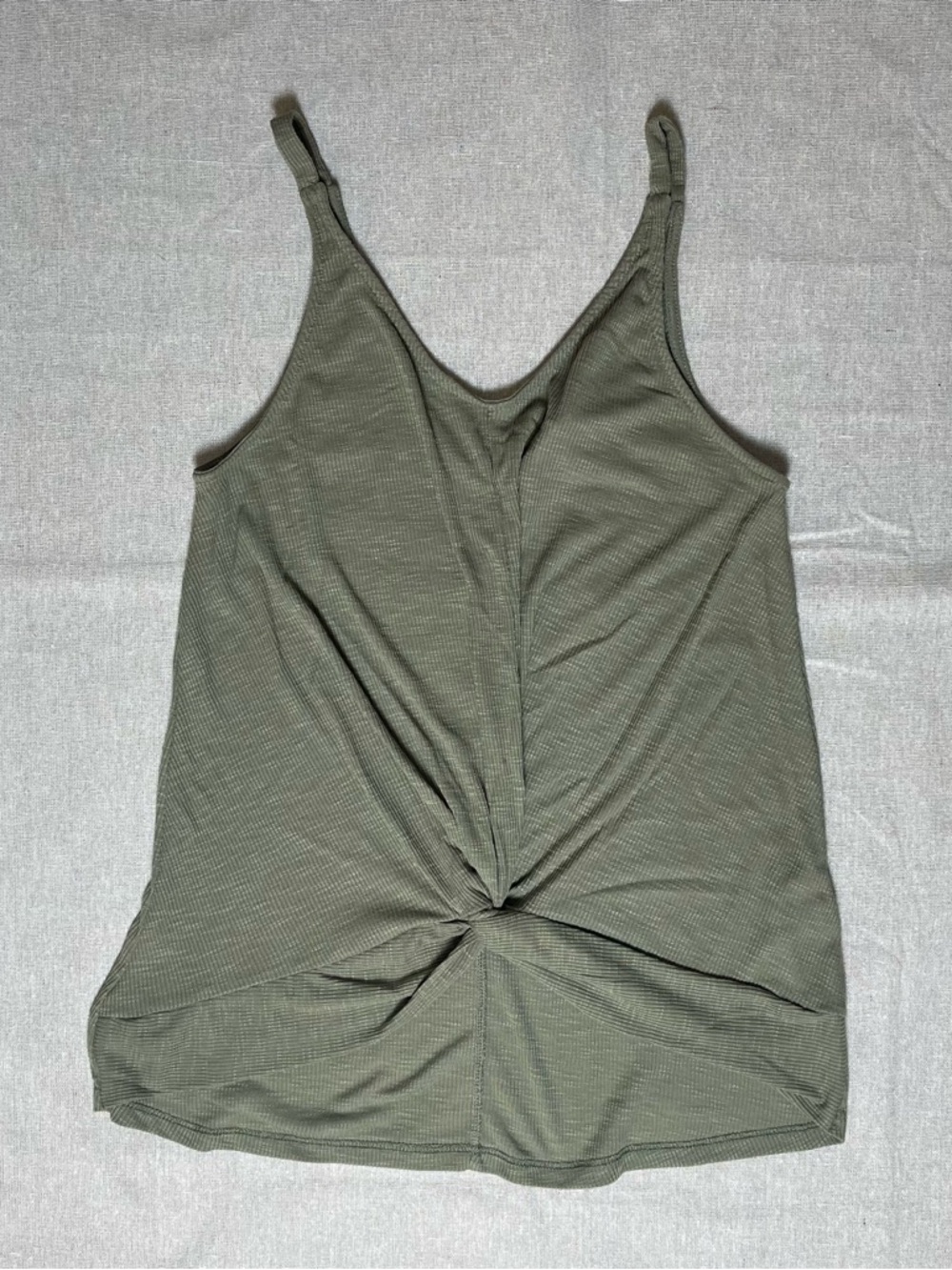Blu Pepper | Knit Army Green Tank Top | Small